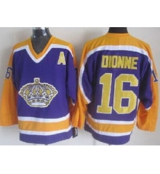 Los Angeles Kings #16 Marcel Dionne Purple Throwback CCM NHL Jersey Los Angeles Kings #16 Marcel Dionne Purple Throwback CCM NHL Jersey