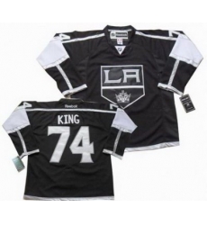 Los Angeles Kings 74# Dwight King black jerseys Los Angeles Kings 74# Dwight King black jerseys