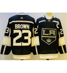 Men Los Angeles Kings 23 Dustin Brown Black Stitched Jersey Men Los Angeles Kings 23 Dustin Brown Black Stitched Jersey