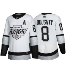 Men Los Angeles Kings 8 Drew Doughty White Throwback Stitched Jersey Men Los Angeles Kings 8 Drew Doughty White Throwback Stitched Jersey