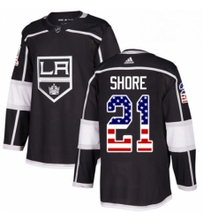 Mens Adidas Los Angeles Kings 21 Nick Shore Authentic Black USA Flag Fashion NHL Jersey Mens Adidas Los Angeles Kings 21 Nick Shore Authentic Black USA Flag Fashion NHL Jersey