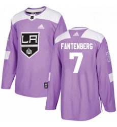 Mens Adidas Los Angeles Kings 7 Oscar Fantenberg Authentic Purple Fights Cancer Practice NHL Jersey Mens Adidas Los Angeles Kings 7 Oscar Fantenberg Authentic Purple Fights Cancer Practice NHL Jersey
