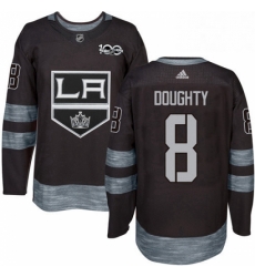 Mens Adidas Los Angeles Kings 8 Drew Doughty Authentic Black 1917 2017 100th Anniversary NHL Jersey Mens Adidas Los Angeles Kings 8 Drew Doughty Authentic Black 1917 2017 100th Anniversary NHL Jersey