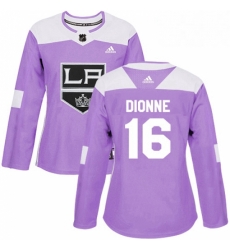 Womens Adidas Los Angeles Kings 16 Marcel Dionne Authentic Purple Fights Cancer Practice NHL Jersey Womens Adidas Los Angeles Kings 16 Marcel Dionne Authentic Purple Fights Cancer Practice NHL Jersey