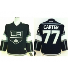 Kids Los Angeles Kings 77 Jeff Carter Black NHL Jerseys Kids Los Angeles Kings 77 Jeff Carter Black NHL Jerseys