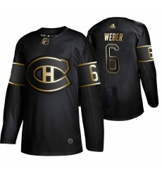 Canadiens 6 Shea Weber Black Gold Adidas Jersey Canadiens 6 Shea Weber Black Gold Adidas Jersey