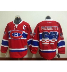 Canadiens #67 Max Pacioretty Red USA Flag Fashion Stitched NHL Jersey Canadiens #67 Max Pacioretty Red USA Flag Fashion Stitched NHL Jersey