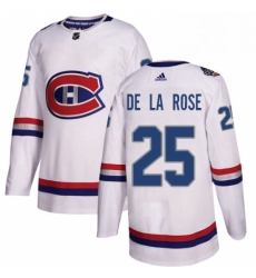 Mens Adidas Montreal Canadiens 25 Jacob de la Rose Authentic White 2017 100 Classic NHL Jersey Mens Adidas Montreal Canadiens 25 Jacob de la Rose Authentic White 2017 100 Classic NHL Jersey
