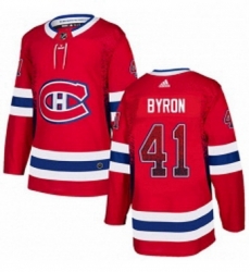 Mens Adidas Montreal Canadiens 41 Paul Byron Authentic Red Drift Fashion NHL Jersey Mens Adidas Montreal Canadiens 41 Paul Byron Authentic Red Drift Fashion NHL Jersey