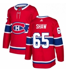 Mens Adidas Montreal Canadiens 65 Andrew Shaw Authentic Red Home NHL Jersey Mens Adidas Montreal Canadiens 65 Andrew Shaw Authentic Red Home NHL Jersey