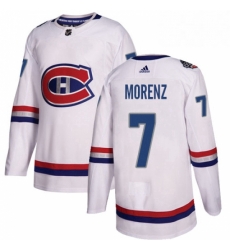 Mens Adidas Montreal Canadiens 7 Howie Morenz Authentic White 2017 100 Classic NHL Jersey Mens Adidas Montreal Canadiens 7 Howie Morenz Authentic White 2017 100 Classic NHL Jersey