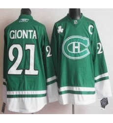 Montreal Canadiens 21 Brian Gionta Green NHL Jersey Montreal Canadiens 21 Brian Gionta Green NHL Jersey