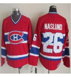 Montreal Canadiens #26 Mats Naslund Red CCM Throwback Stitched NHL Jersey Montreal Canadiens #26 Mats Naslund Red CCM Throwback Stitched NHL Jersey