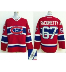 Montreal Canadiens #67 Max Pacioretty Red Autographed Stitched NHL Montreal Canadiens #67 Max Pacioretty Red Autographed Stitched NHL