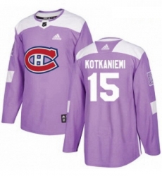 Youth Adidas Montreal Canadiens 15 Jesperi Kotkaniemi Authentic Purple Fights Cancer Practice NHL Jersey Youth Adidas Montreal Canadiens 15 Jesperi Kotkaniemi Authentic Purple Fights Cancer Practice NHL Jersey
