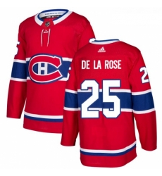 Youth Adidas Montreal Canadiens 25 Jacob de la Rose Premier Red Home NHL Jersey Youth Adidas Montreal Canadiens 25 Jacob de la Rose Premier Red Home NHL Jersey