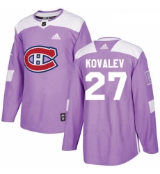Youth Adidas Montreal Canadiens 27 Alexei Kovalev Authentic Purple Fights Cancer Practice NHL Jersey Youth Adidas Montreal Canadiens 27 Alexei Kovalev Authentic Purple Fights Cancer Practice NHL Jersey