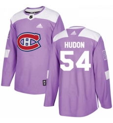 Youth Adidas Montreal Canadiens 54 Charles Hudon Authentic Purple Fights Cancer Practice NHL Jersey Youth Adidas Montreal Canadiens 54 Charles Hudon Authentic Purple Fights Cancer Practice NHL Jersey
