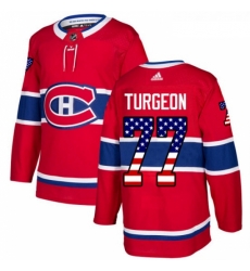 Youth Adidas Montreal Canadiens 77 Pierre Turgeon Authentic Red USA Flag Fashion NHL Jersey Youth Adidas Montreal Canadiens 77 Pierre Turgeon Authentic Red USA Flag Fashion NHL Jersey