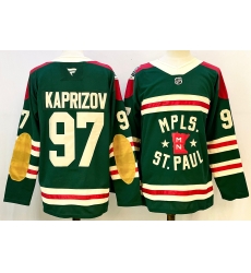 Men Minnesota Wild 97 Kirill Kaprizov Green 2024 25 Stitched Hockey Jersey Men Minnesota Wild 97 Kirill Kaprizov Green 2024 25 Stitched Hockey Jersey