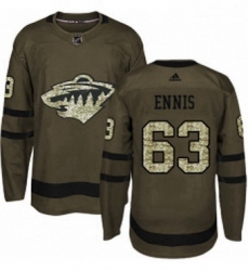 Mens Adidas Minnesota Wild 63 Tyler Ennis Authentic Green Salute to Service NHL Jersey Mens Adidas Minnesota Wild 63 Tyler Ennis Authentic Green Salute to Service NHL Jersey