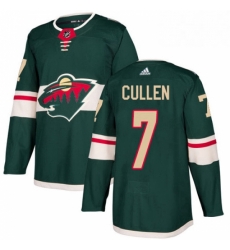 Mens Adidas Minnesota Wild 7 Matt Cullen Authentic Green Home NHL Jersey Mens Adidas Minnesota Wild 7 Matt Cullen Authentic Green Home NHL Jersey