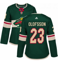 Womens Adidas Minnesota Wild 23 Gustav Olofsson Authentic Green Home NHL Jersey Womens Adidas Minnesota Wild 23 Gustav Olofsson Authentic Green Home NHL Jersey