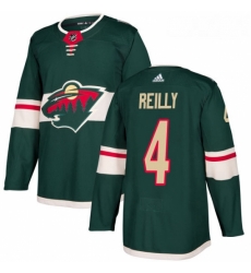 Youth Adidas Minnesota Wild 4 Mike Reilly Premier Green Home NHL Jersey Youth Adidas Minnesota Wild 4 Mike Reilly Premier Green Home NHL Jersey