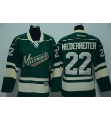 Youth Minnesota Wild #22 Nino Niederreiter Green Stitched NHL Jersey II Youth Minnesota Wild #22 Nino Niederreiter Green Stitched NHL Jersey II