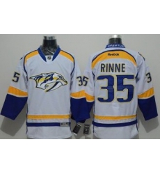 Nashville Predators #35 Pekka Rinne White Road Stitched NHL Jersey Nashville Predators #35 Pekka Rinne White Road Stitched NHL Jersey