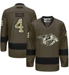 Predators #4 Ryan Ellis Green Salute to Service Stitched NHL Jersey Predators #4 Ryan Ellis Green Salute to Service Stitched NHL Jersey