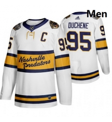 Predators 95 Matt Duchene White 2020 Winter Classic Adidas Jersey 256 Predators 95 Matt Duchene White 2020 Winter Classic Adidas Jersey 256