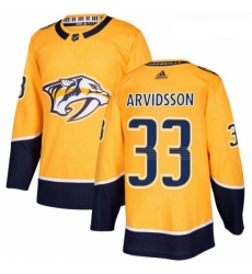 Youth Adidas Nashville Predators 33 Viktor Arvidsson Authentic Gold Home NHL Jersey Youth Adidas Nashville Predators 33 Viktor Arvidsson Authentic Gold Home NHL Jersey