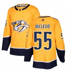 Youth Adidas Nashville Predators 55 Cody McLeod Authentic Gold Home NHL Jersey Youth Adidas Nashville Predators 55 Cody McLeod Authentic Gold Home NHL Jersey