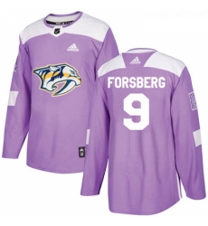 Youth Adidas Nashville Predators 9 Filip Forsberg Authentic Purple Fights Cancer Practice NHL Jersey Youth Adidas Nashville Predators 9 Filip Forsberg Authentic Purple Fights Cancer Practice NHL Jersey