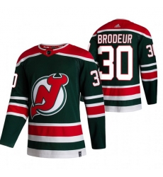 Men New Jersey Devils 30 Martin Brodeur Green Adidas 2020 21 Reverse Retro Alternate NHL Jersey Men New Jersey Devils 30 Martin Brodeur Green Adidas 2020 21 Reverse Retro Alternate NHL Jersey