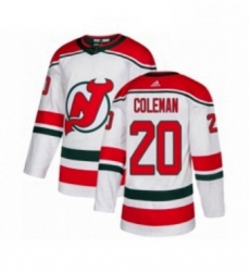 Mens Adidas New Jersey Devils 20 Blake Coleman Authentic White Alternate NHL Jersey Mens Adidas New Jersey Devils 20 Blake Coleman Authentic White Alternate NHL Jersey