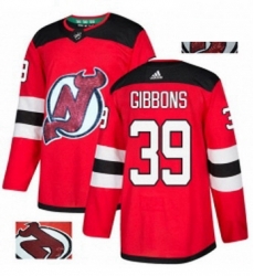 Mens Adidas New Jersey Devils 39 Brian Gibbons Authentic Red Fashion Gold NHL Jersey Mens Adidas New Jersey Devils 39 Brian Gibbons Authentic Red Fashion Gold NHL Jersey
