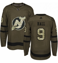 Mens Adidas New Jersey Devils 9 Taylor Hall Authentic Green Salute to Service NHL Jersey Mens Adidas New Jersey Devils 9 Taylor Hall Authentic Green Salute to Service NHL Jersey