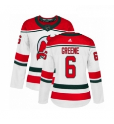 Womens Adidas New Jersey Devils 6 Andy Greene Authentic White Alternate NHL Jersey Womens Adidas New Jersey Devils 6 Andy Greene Authentic White Alternate NHL Jersey