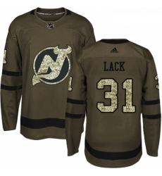 Youth Adidas New Jersey Devils 31 Eddie Lack Authentic Green Salute to Service NHL Jersey Youth Adidas New Jersey Devils 31 Eddie Lack Authentic Green Salute to Service NHL Jersey