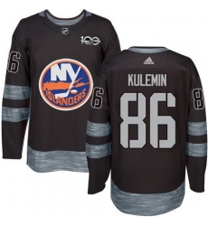 Islanders #86 Nikolay Kulemin Black 1917 2017 100th Anniversary Stitched NHL Jersey Islanders #86 Nikolay Kulemin Black 1917 2017 100th Anniversary Stitched NHL Jersey
