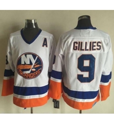 Islanders #9 Clark Gillies White CCM Throwback Stitched NHL Jersey Islanders #9 Clark Gillies White CCM Throwback Stitched NHL Jersey