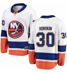 Men Ilya Sorokin New York Islanders Adidas Authentic White Home Jersey Men Ilya Sorokin New York Islanders Adidas Authentic White Home Jersey