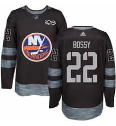 Mens Adidas New York Islanders 22 Mike Bossy Authentic Black 1917 2017 100th Anniversary NHL Jersey Mens Adidas New York Islanders 22 Mike Bossy Authentic Black 1917 2017 100th Anniversary NHL Jersey