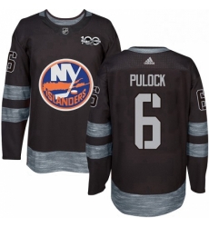 Mens Adidas New York Islanders 6 Ryan Pulock Authentic Black 1917 2017 100th Anniversary NHL Jersey Mens Adidas New York Islanders 6 Ryan Pulock Authentic Black 1917 2017 100th Anniversary NHL Jersey