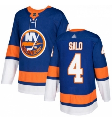 Youth Adidas New York Islanders 4 Robin Salo Authentic Royal Blue Home NHL Jersey Youth Adidas New York Islanders 4 Robin Salo Authentic Royal Blue Home NHL Jersey