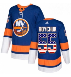 Youth Adidas New York Islanders 55 Johnny Boychuk Authentic Royal Blue USA Flag Fashion NHL Jersey Youth Adidas New York Islanders 55 Johnny Boychuk Authentic Royal Blue USA Flag Fashion NHL Jersey