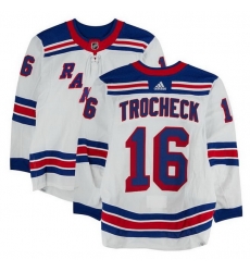 Men New York Rangers 16 Vincent Trocheck White Stitched Hockey Jersey Men New York Rangers 16 Vincent Trocheck White Stitched Hockey Jersey