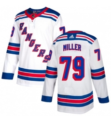 Men New York Rangers KAndre Miller Adidas Authentic White Stitched NHL Jersey Men New York Rangers KAndre Miller Adidas Authentic White Stitched NHL Jersey